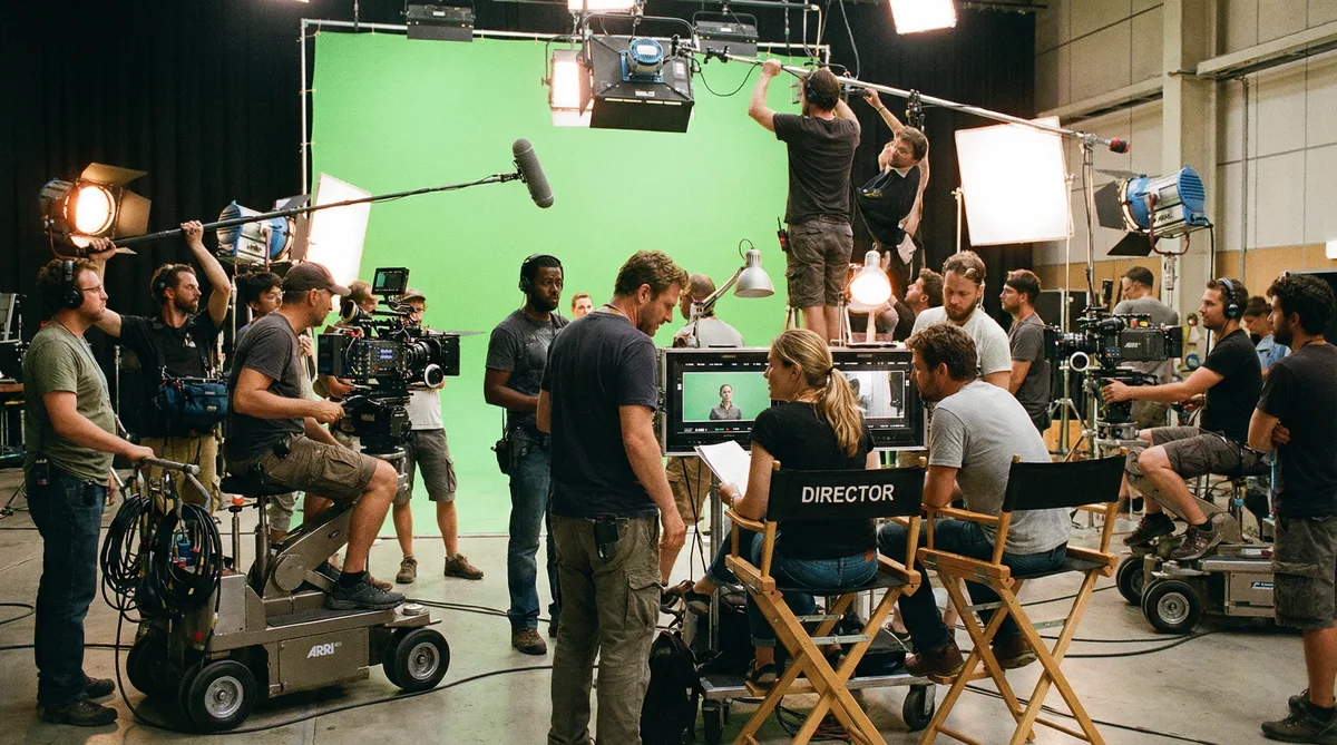 香蕉视频国际影视合作拍摄现场实景