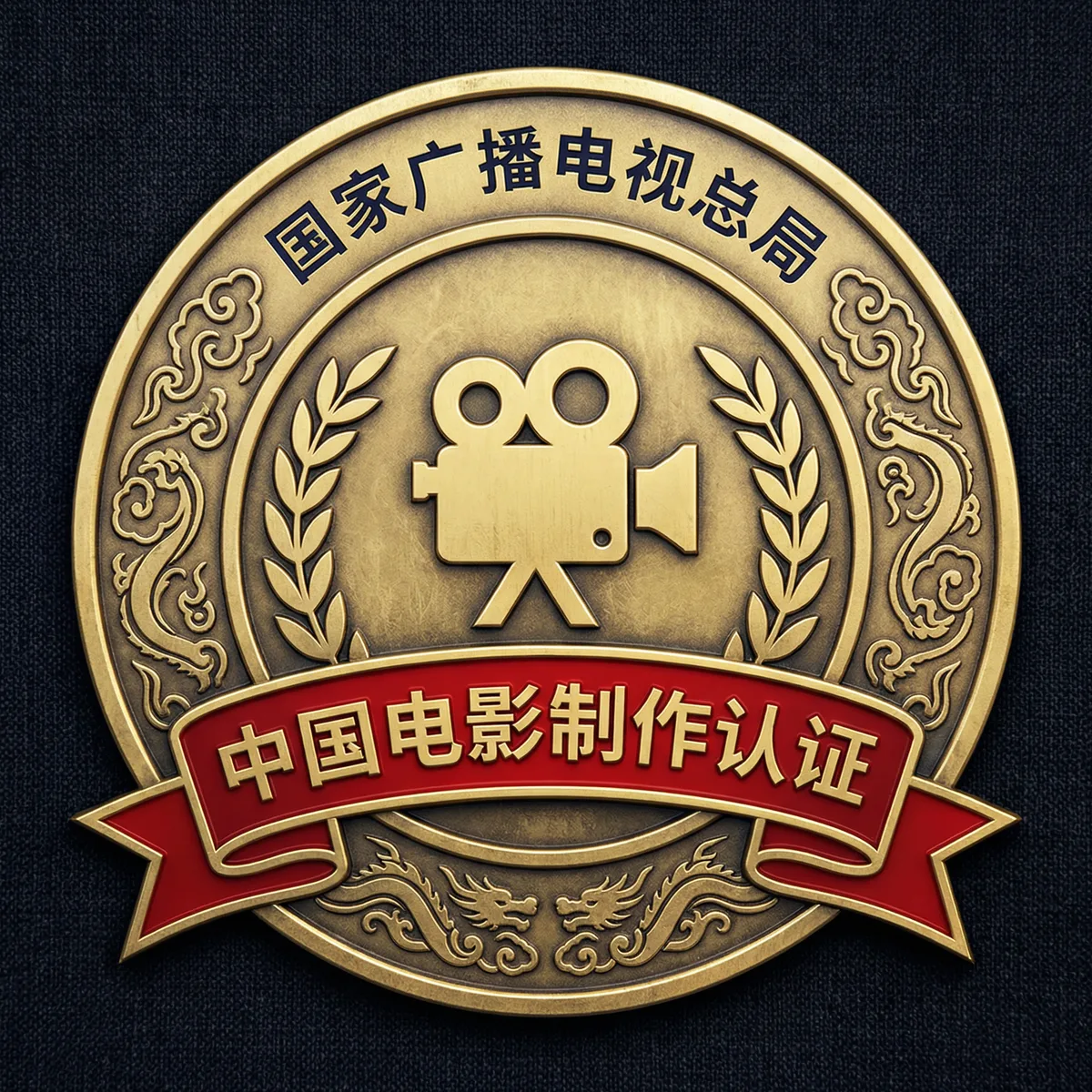 香蕉视频影视制作许可证徽章-国家广播电视总局颁发